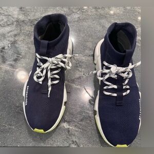Balenciaga Speed Trainer 'Lace Up' High Top Sneakers men’s 10 🔥🔥🔥